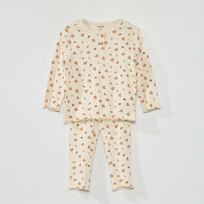 Ensemble pyjama - 2 pi ces Blanc
