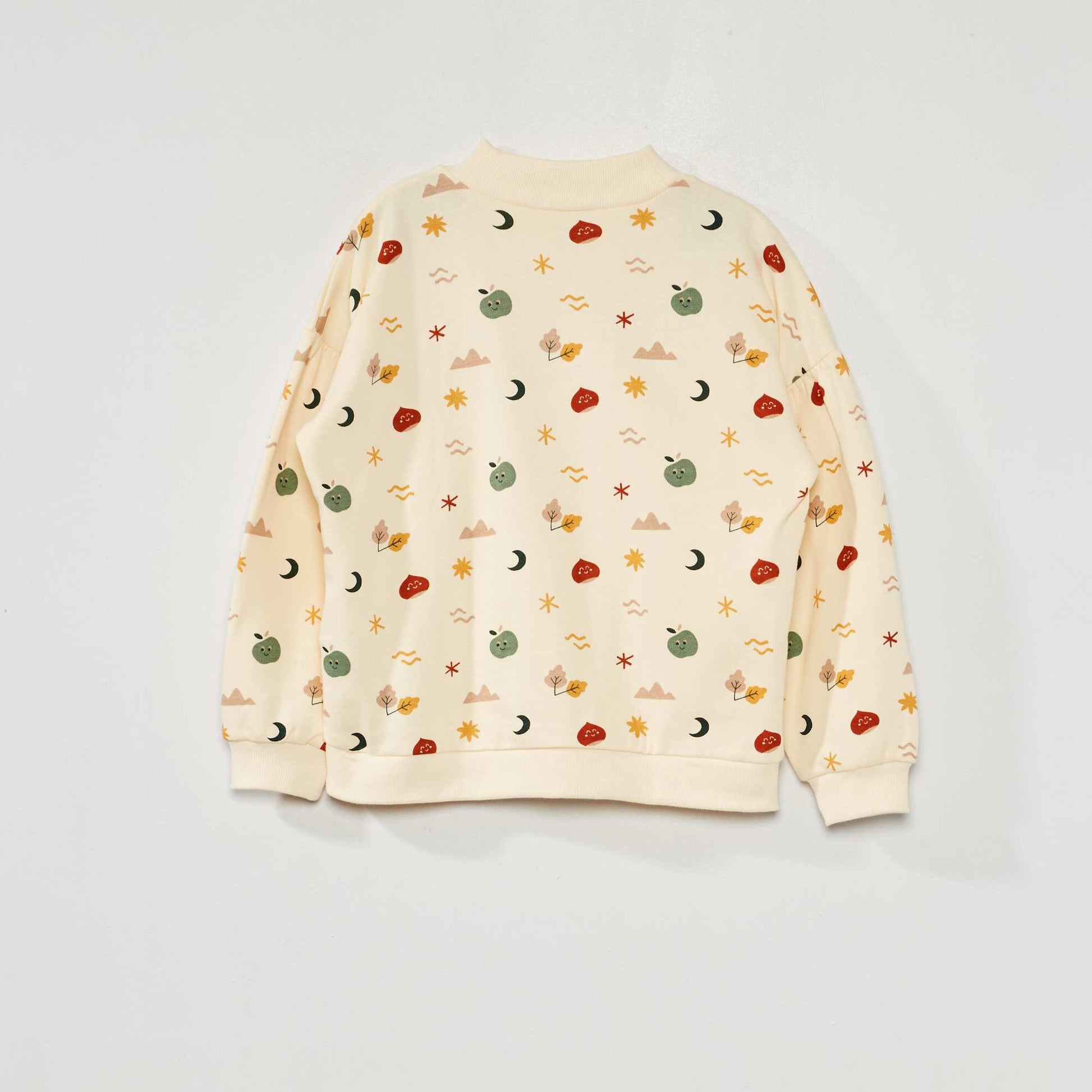 Sweat en molleton BLANC