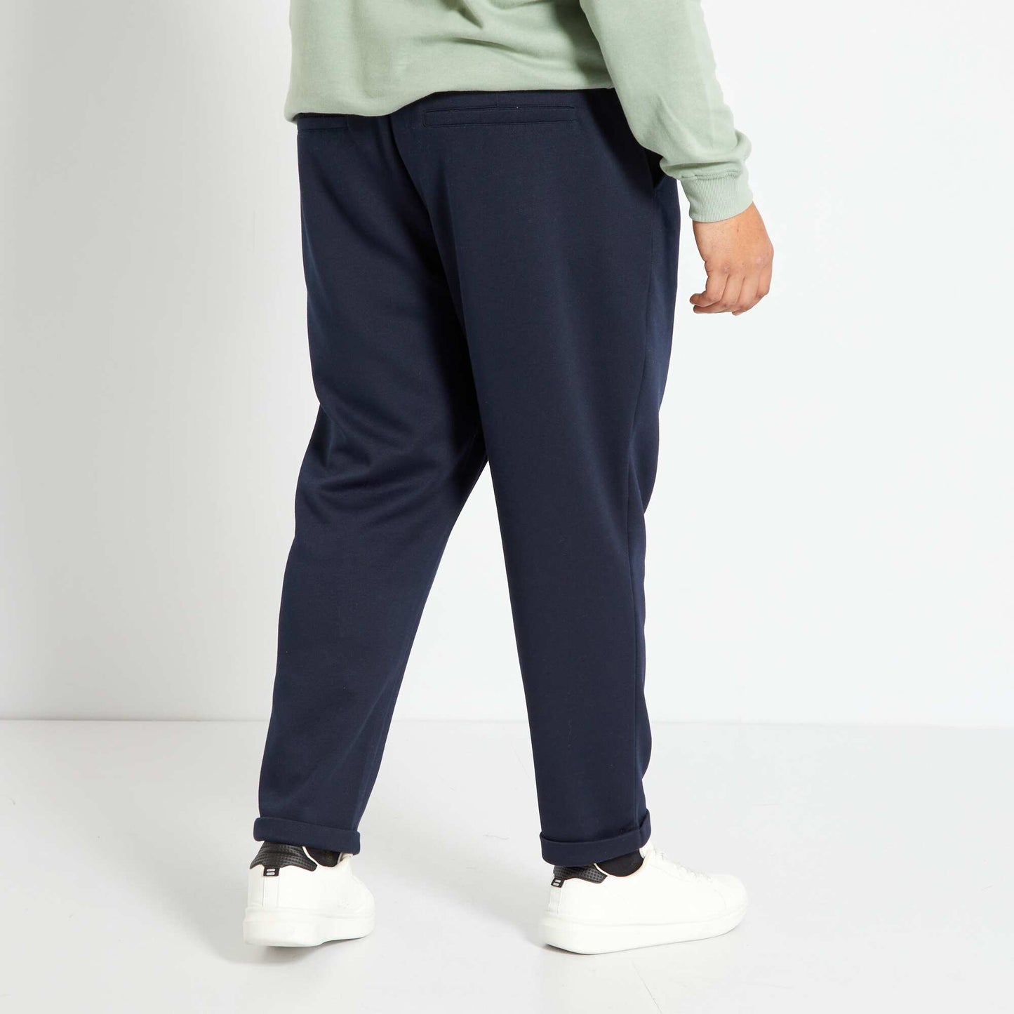 Pantalon de jogging en maille piqu Bleu