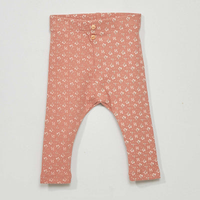 Legging long en jersey avec imprim Rose