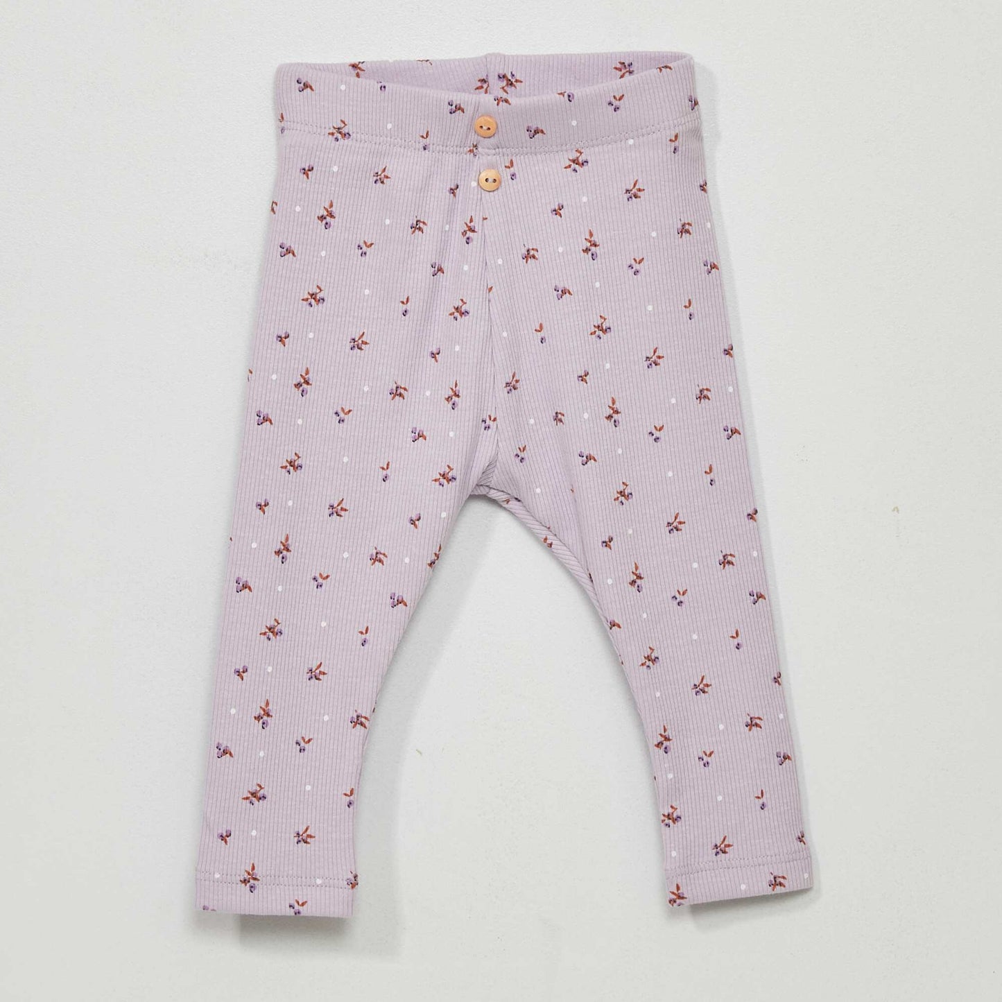 Legging long en jersey avec imprim Violet