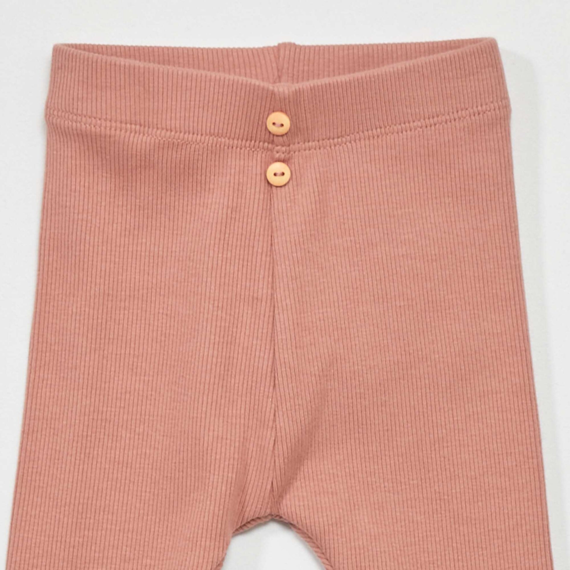 Legging uni en maille c tel e Rose