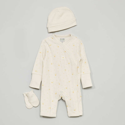 Ensemble en jersey - 3 pi ces Blanc