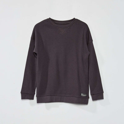 Pull nid d'abeilles Noir