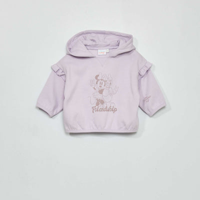 Sweat capuche 'Minnie' Violet