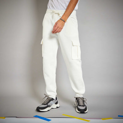 Pantalon de jogging en molleton Blanc