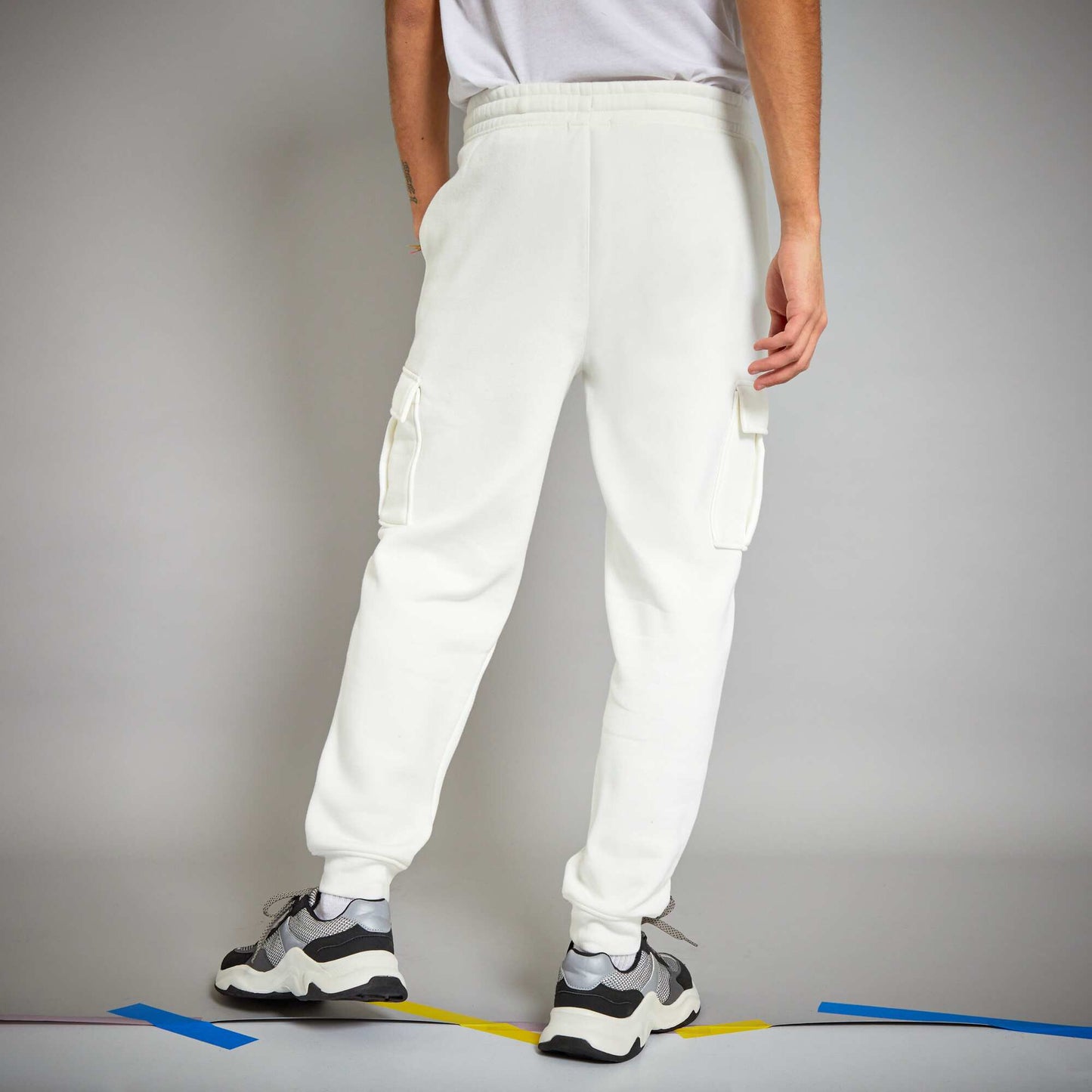 Pantalon de jogging en molleton Blanc