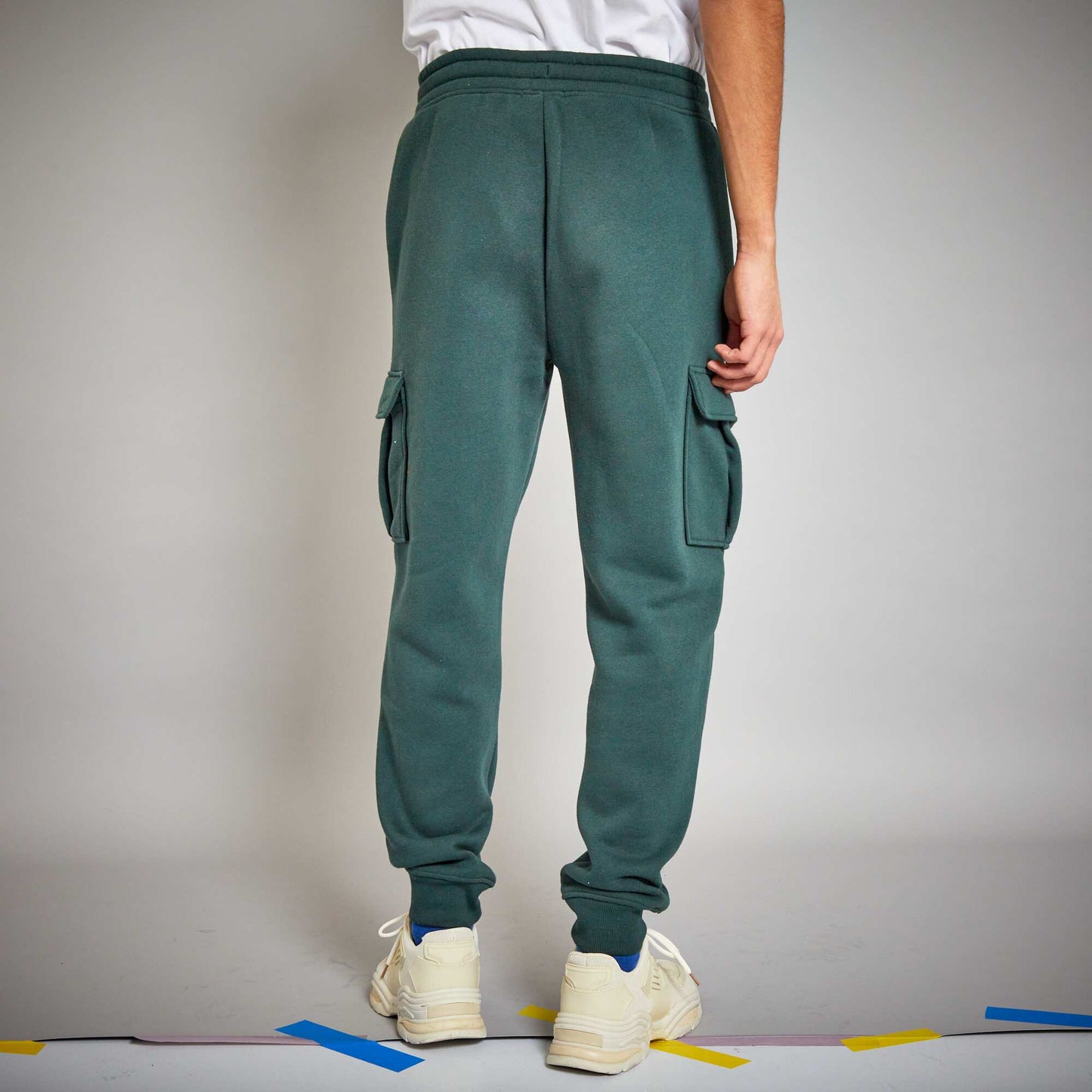 Pantalon de jogging en molleton Vert