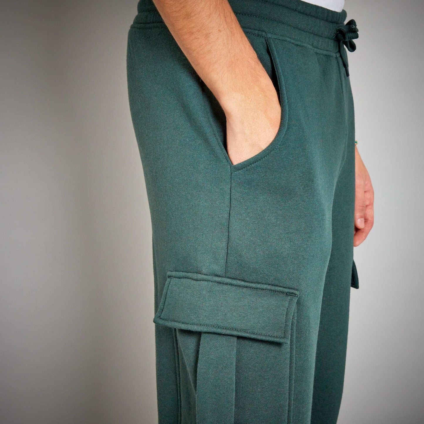 Pantalon de jogging en molleton Vert