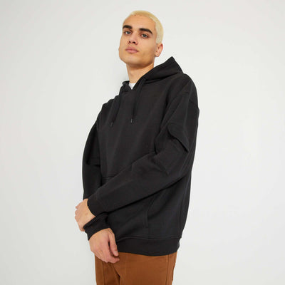 Sweat en molleton capuche noir