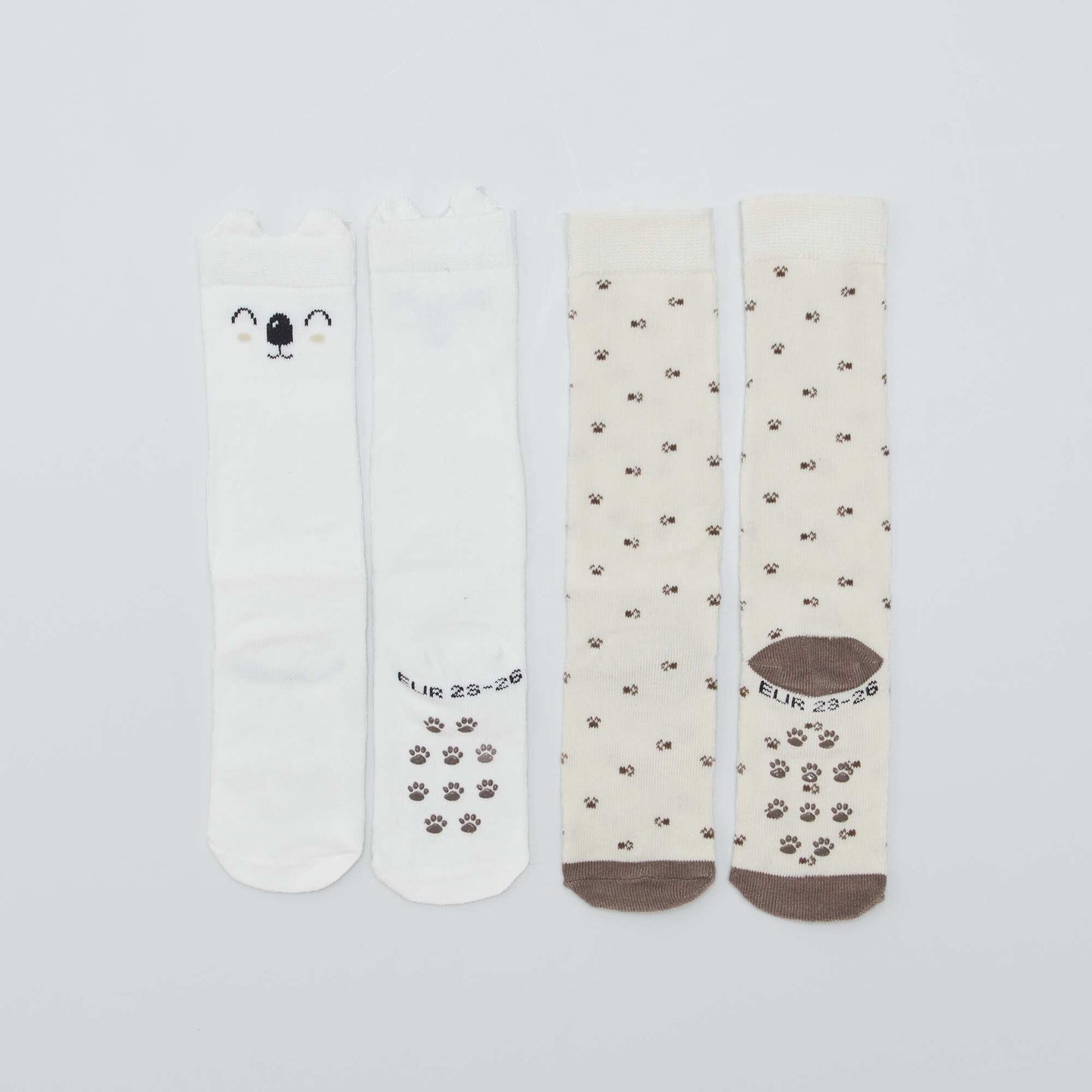 Lot de 2 paires de chaussettes antid rapantes KOALA