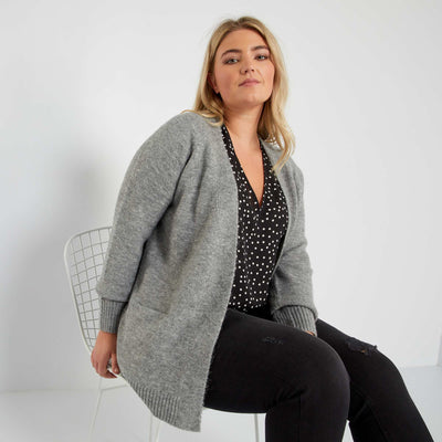 Gilet emmanchure am ricaine Gris