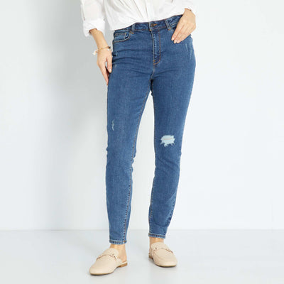 Jean skinny fit / coupe tr s ajust e Stone