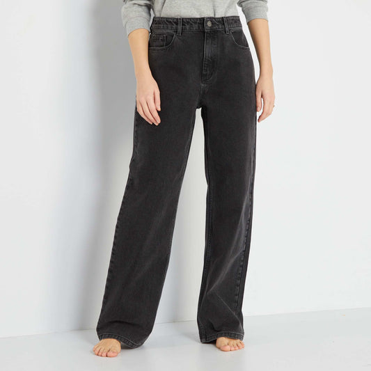 Jean wide leg - L30 Noir