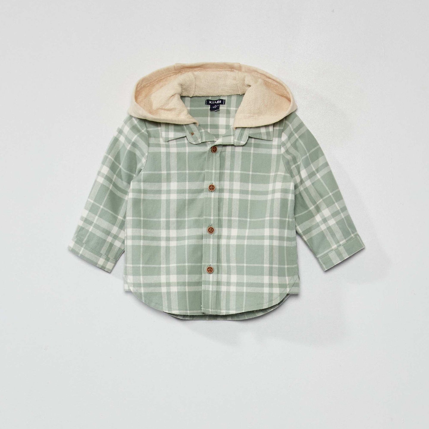 Chemise carreaux en flanelle Vert