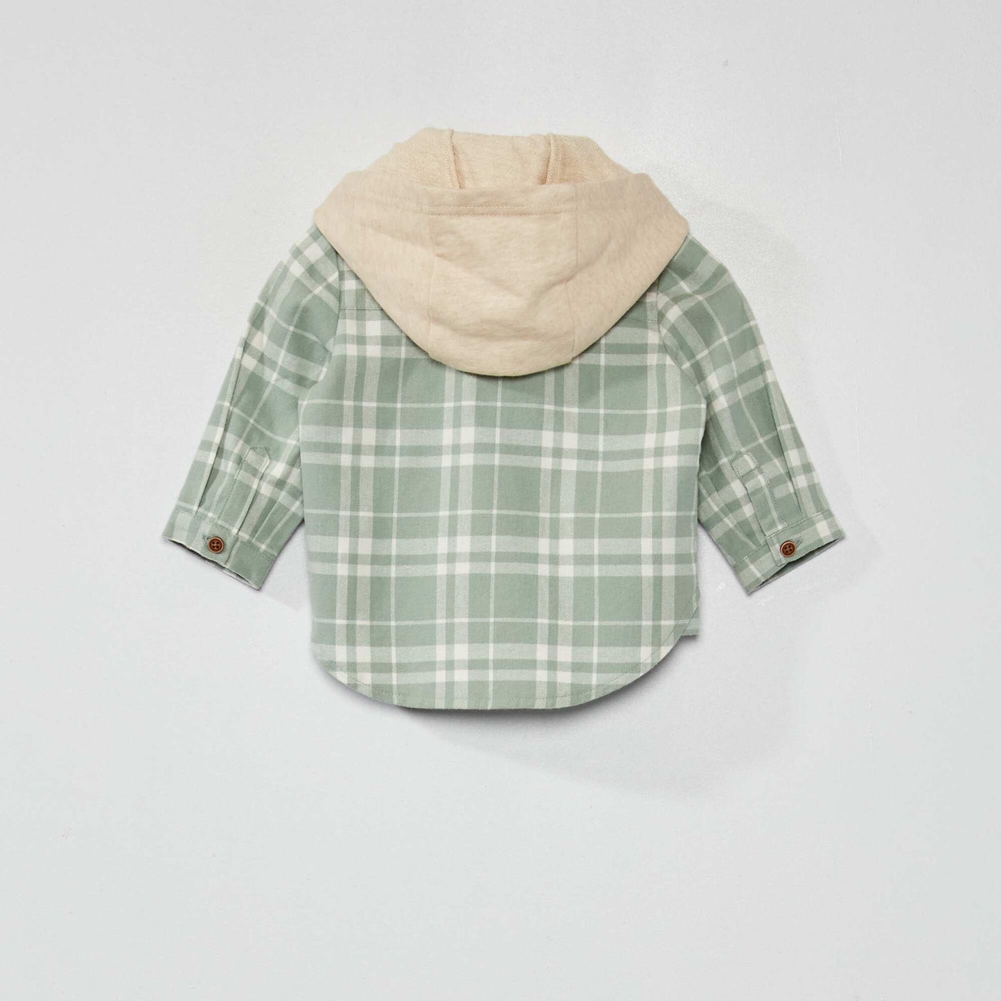 Chemise carreaux en flanelle Vert
