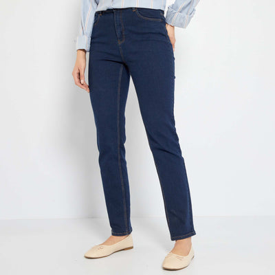 Jean droit taille haute - L30 Brut