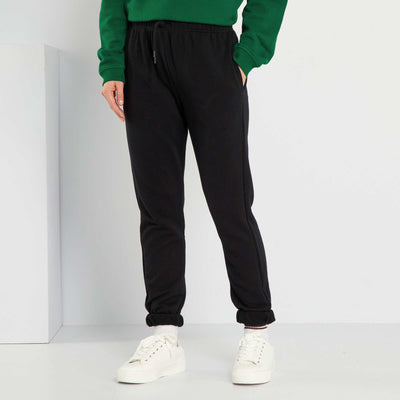 Pantalon de jogging en molleton l ger Noir