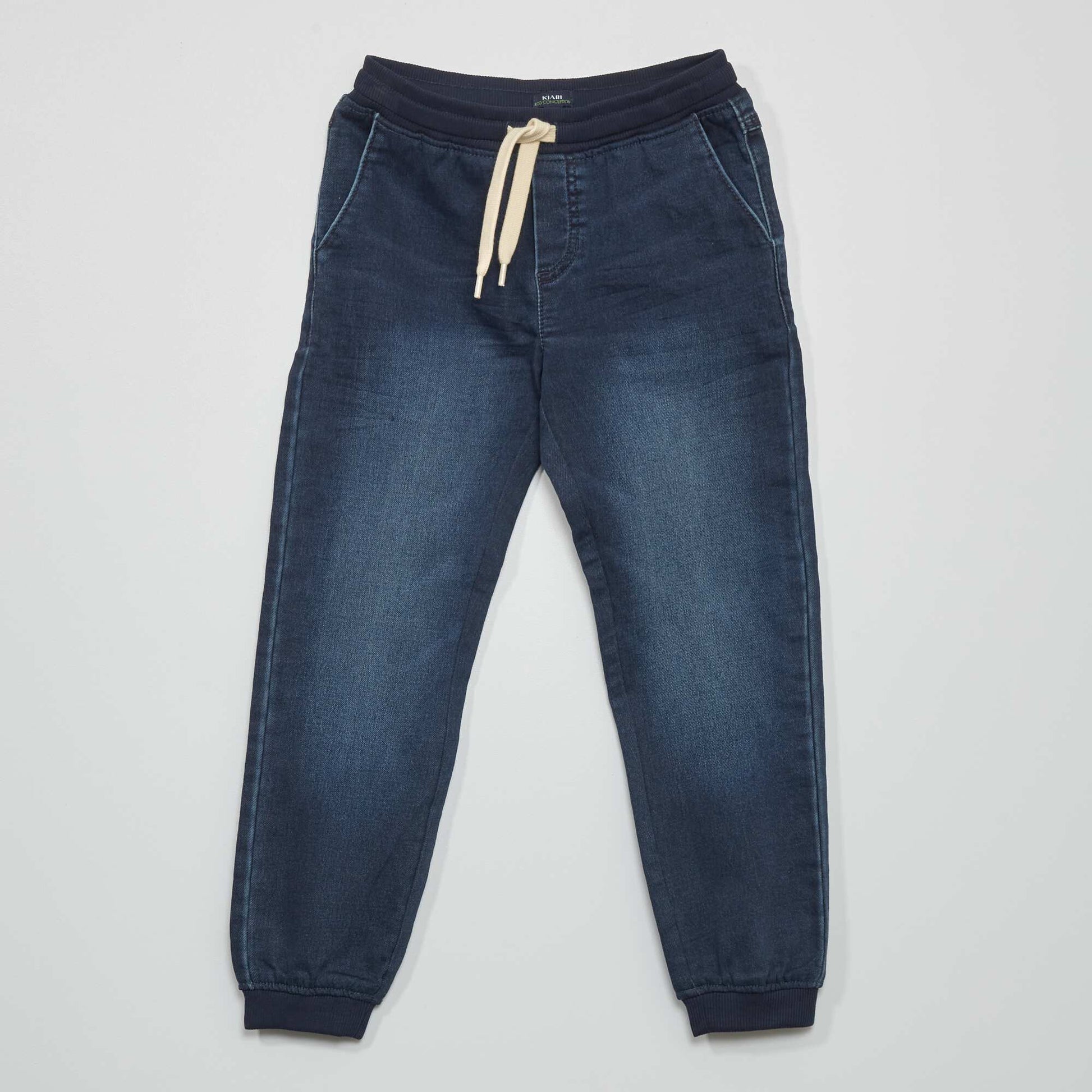 Jogger stretch - 2 poches Bleu brut