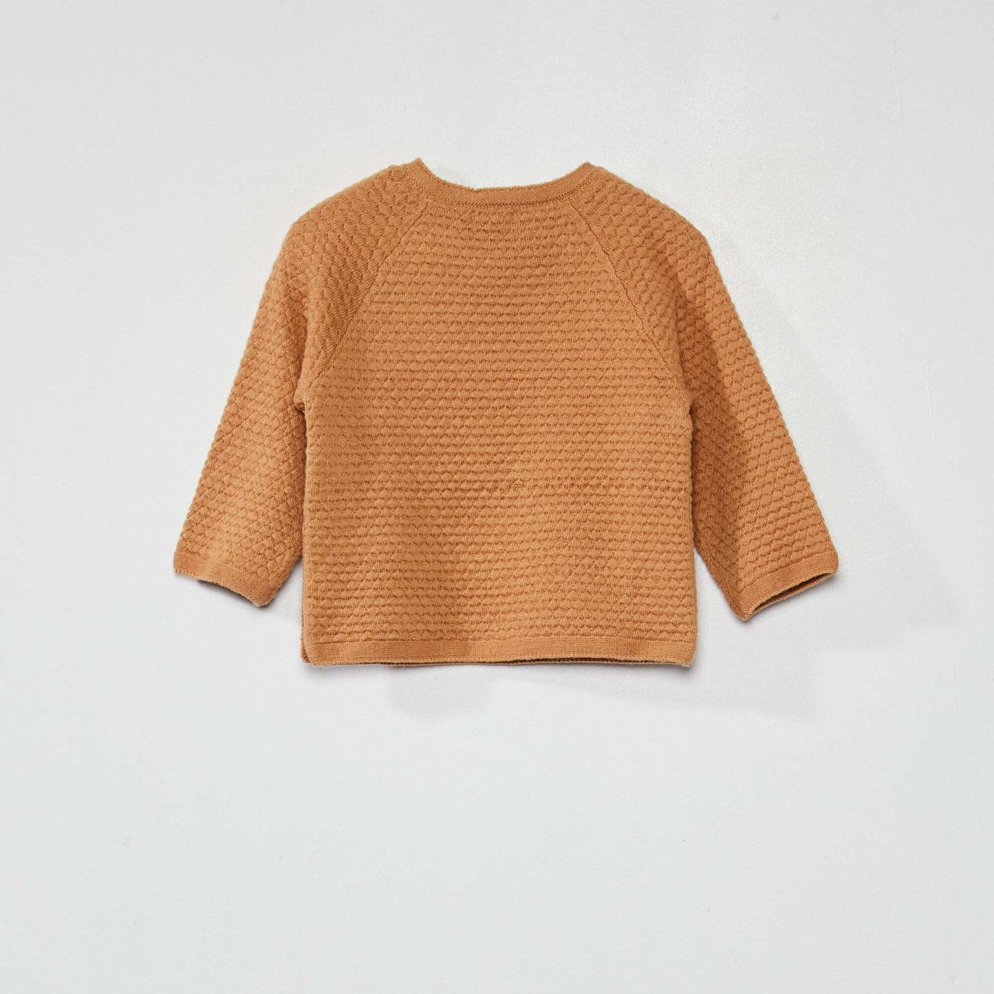 Pull en point mousse Marron