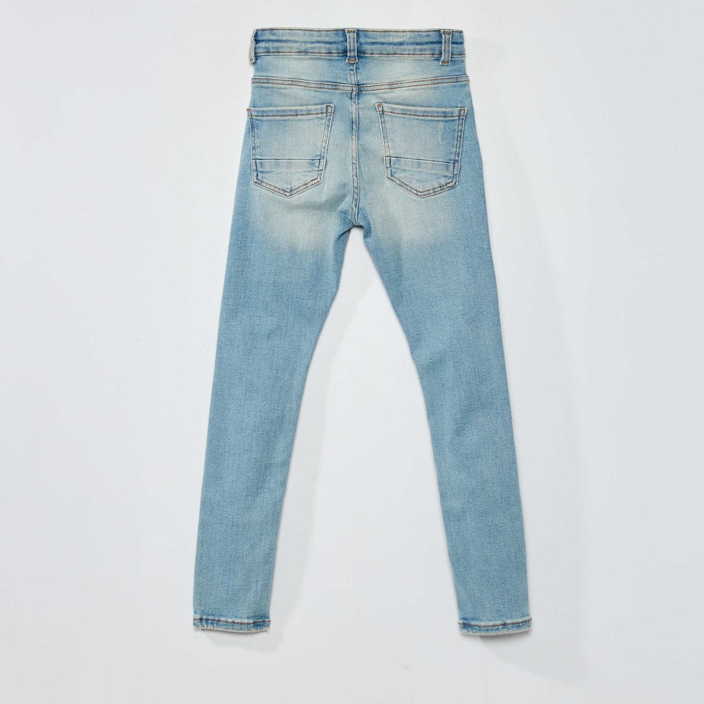 Jean skinny Bleu triple stone