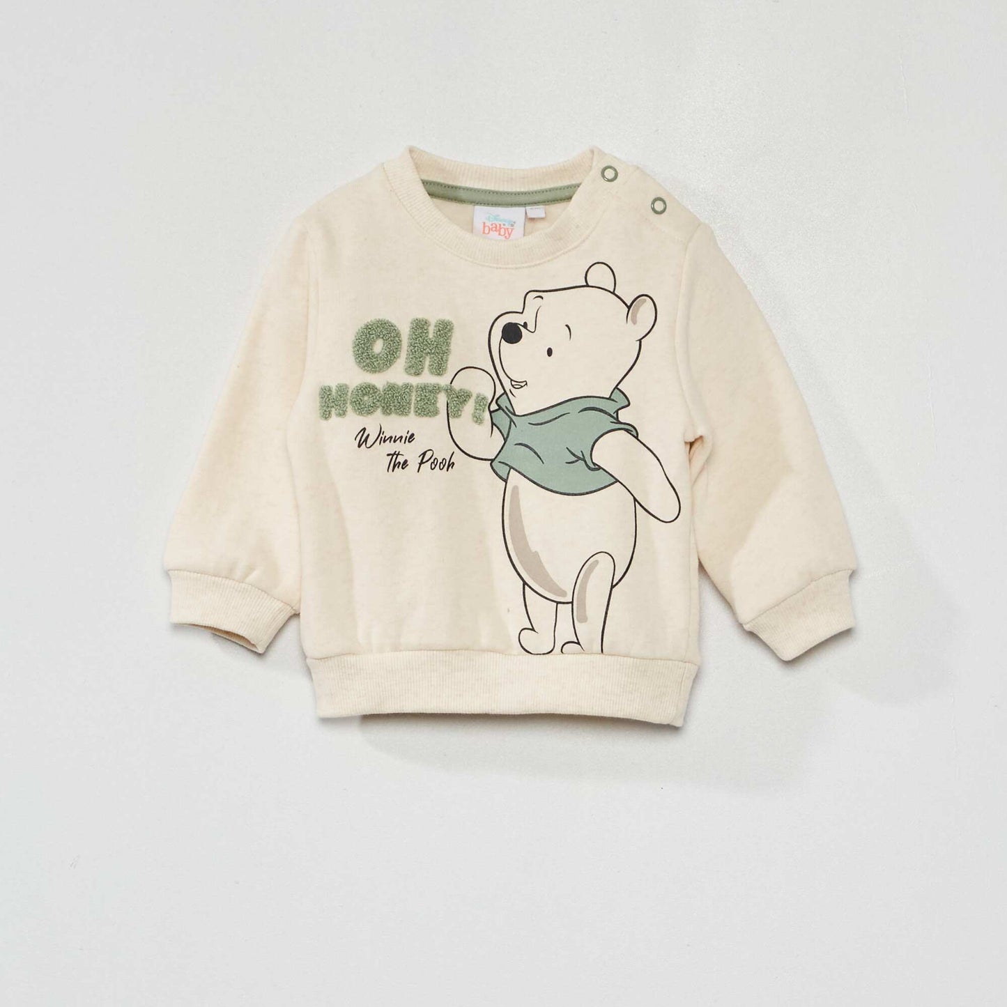 Sweat en molleton 'Winnie l'ourson' 'Disney' Beige