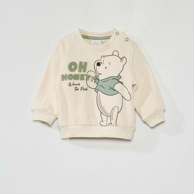 Sweat en molleton 'Winnie l'ourson' 'Disney' Beige