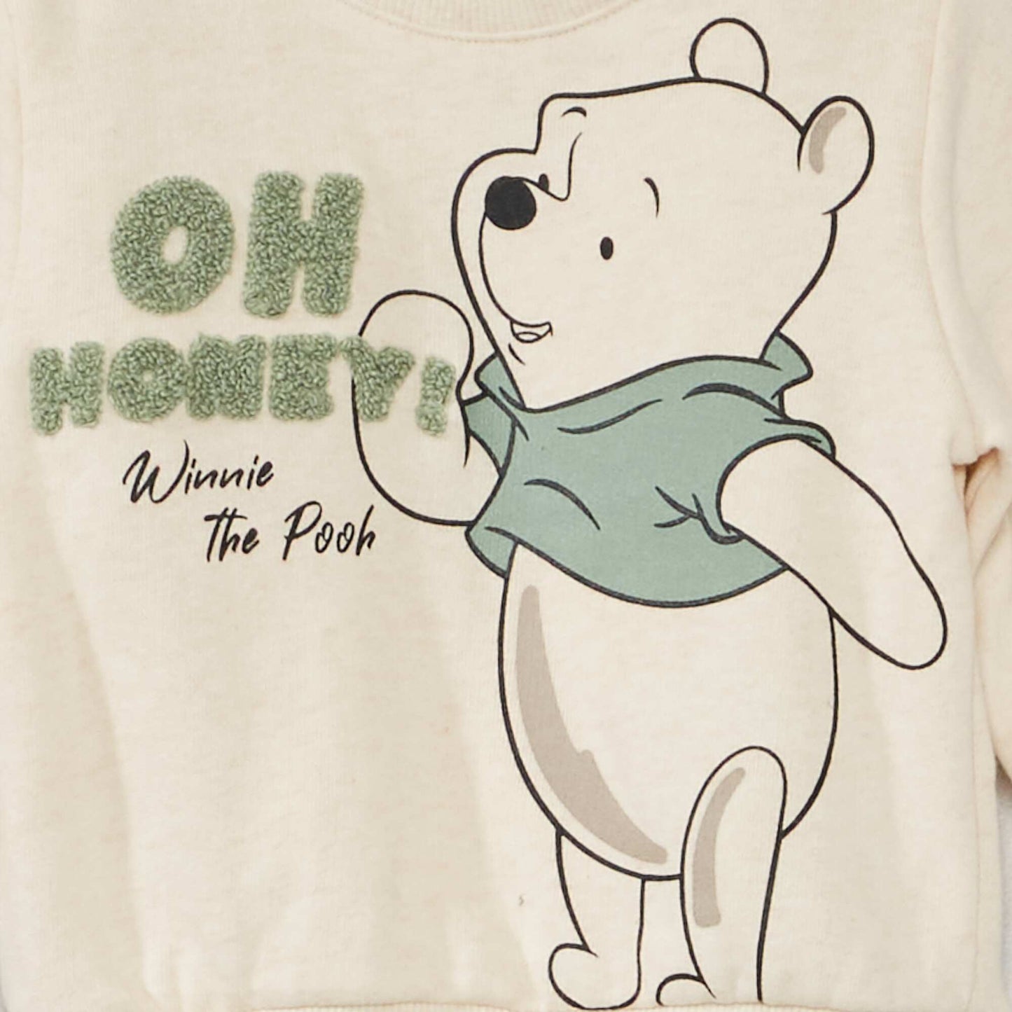 Sweat en molleton 'Winnie l'ourson' 'Disney' Beige