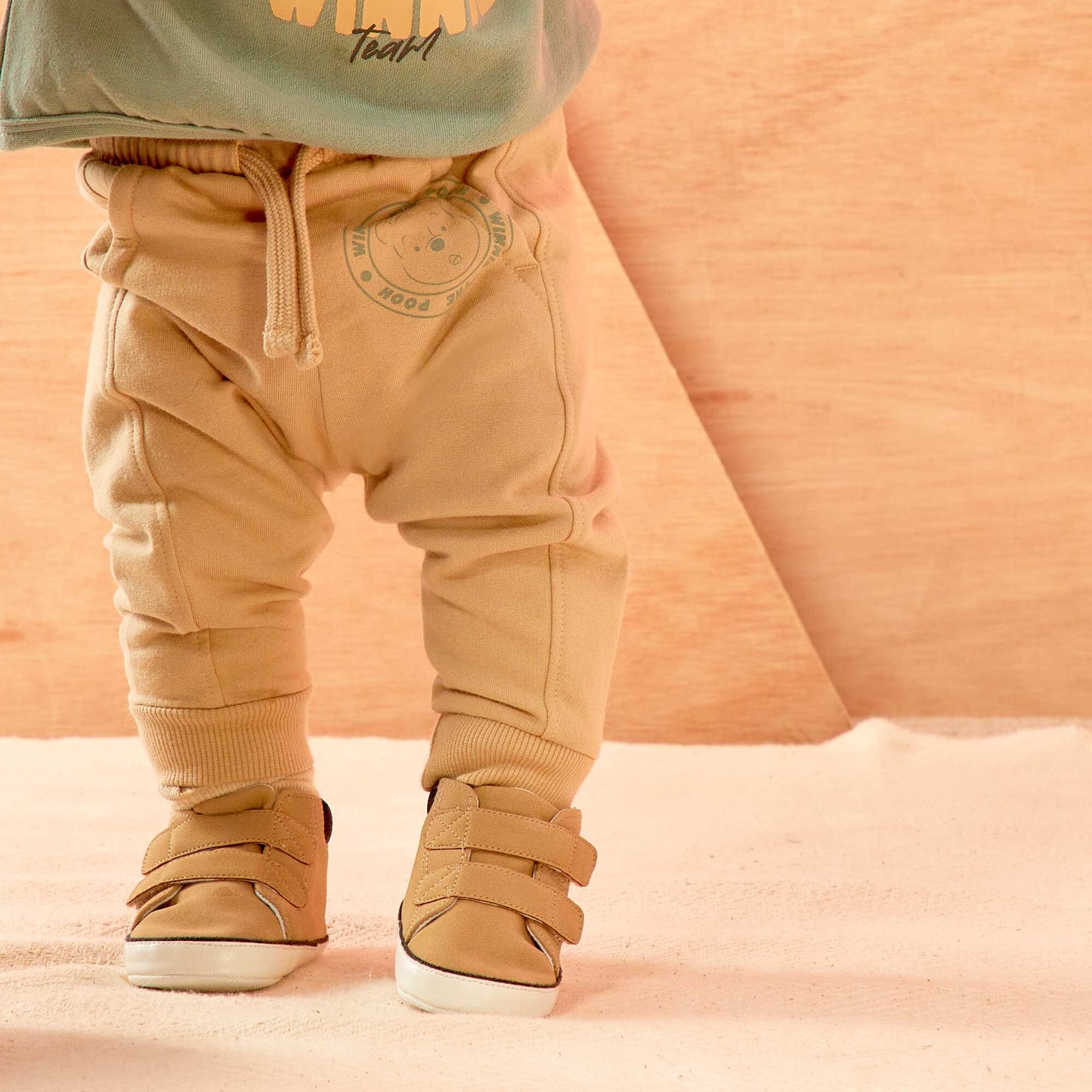 Pantalon 'Disney' en molleton Beige