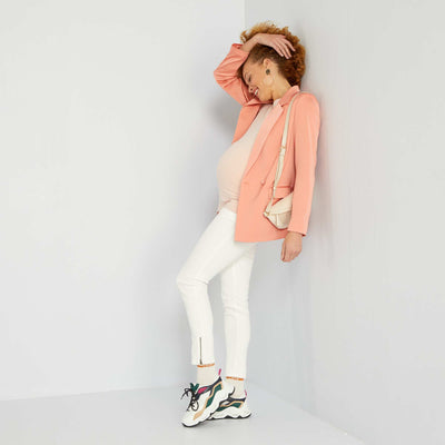 Jean grossesse skinny L28 blanc
