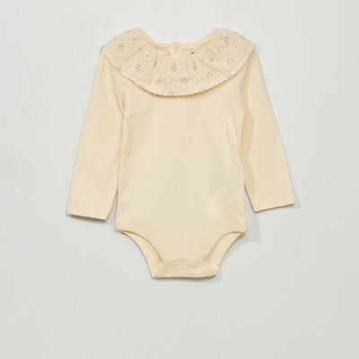 Body col collerette Ecru