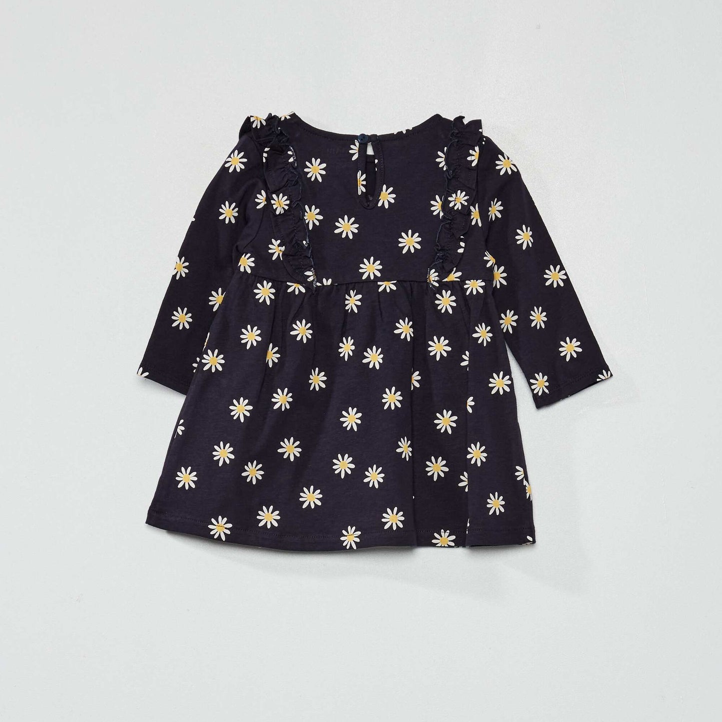 Robe  vas e imprim  fleuri Bleu