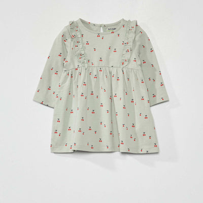 Robe vas e imprim fleuri Vert