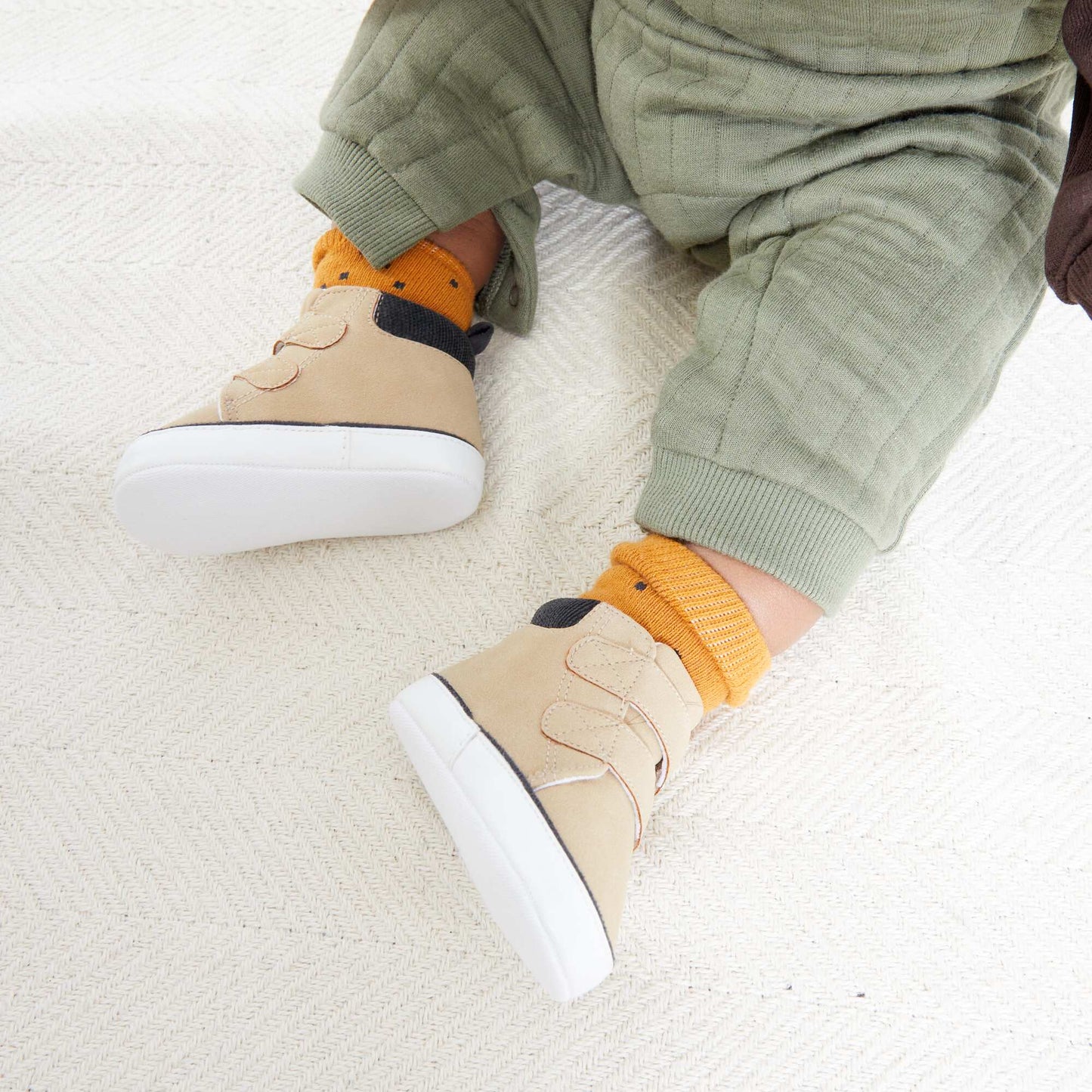 Baskets montantes scratch es 'Winnie' Beige