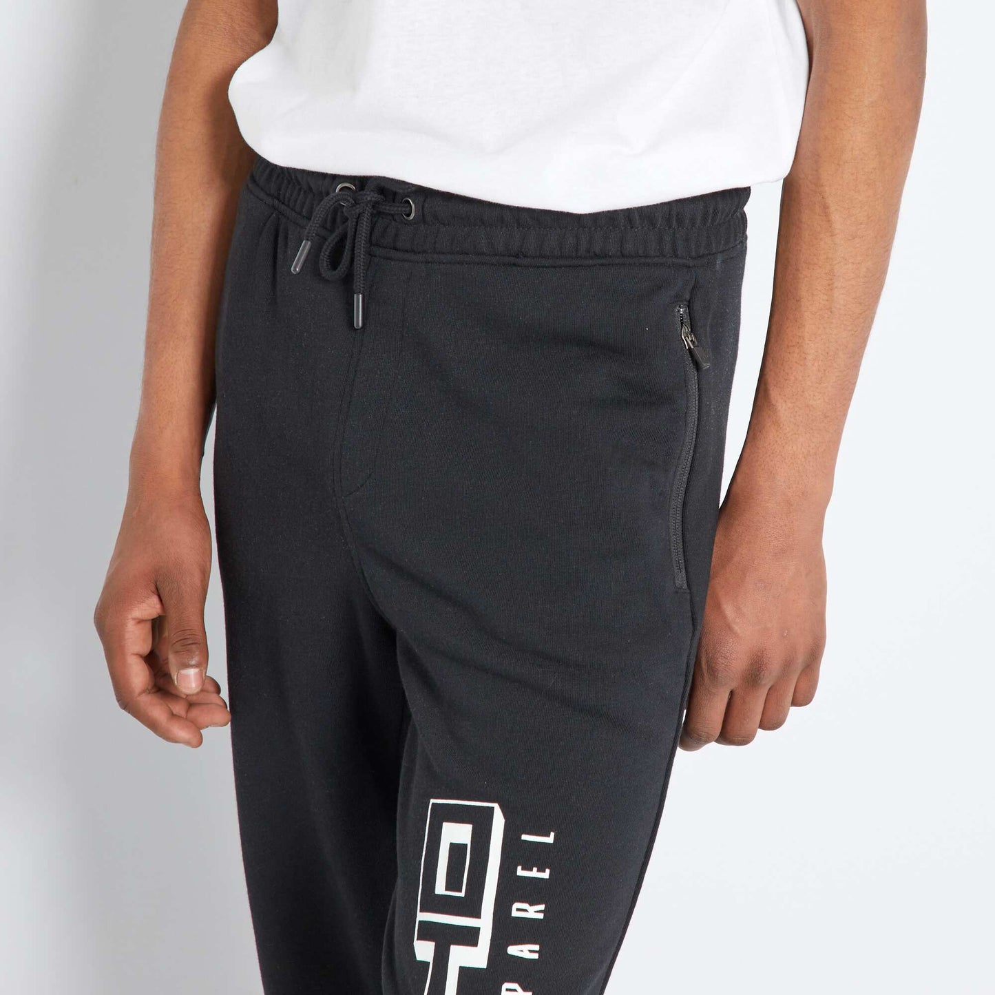 Pantalon de jogging en molleton Noir