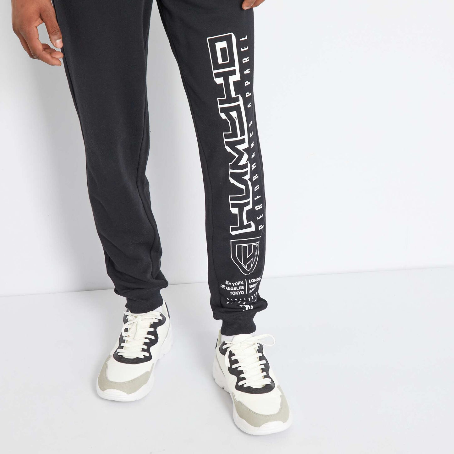 Pantalon de jogging en molleton Noir