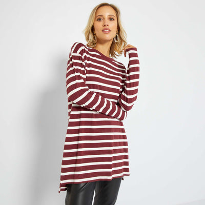 T-shirt manches longues Rouge
