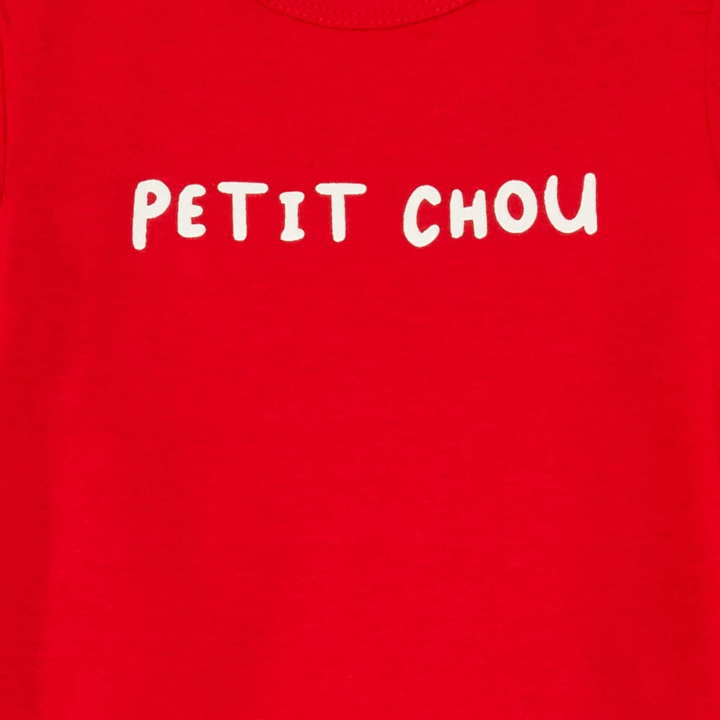 Tee-shirt manches courtes imprim Rouge