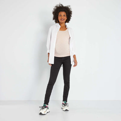 Jean skinny de maternit Noir
