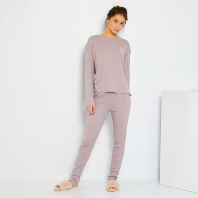 Pyjama long en maille c tel e Parme