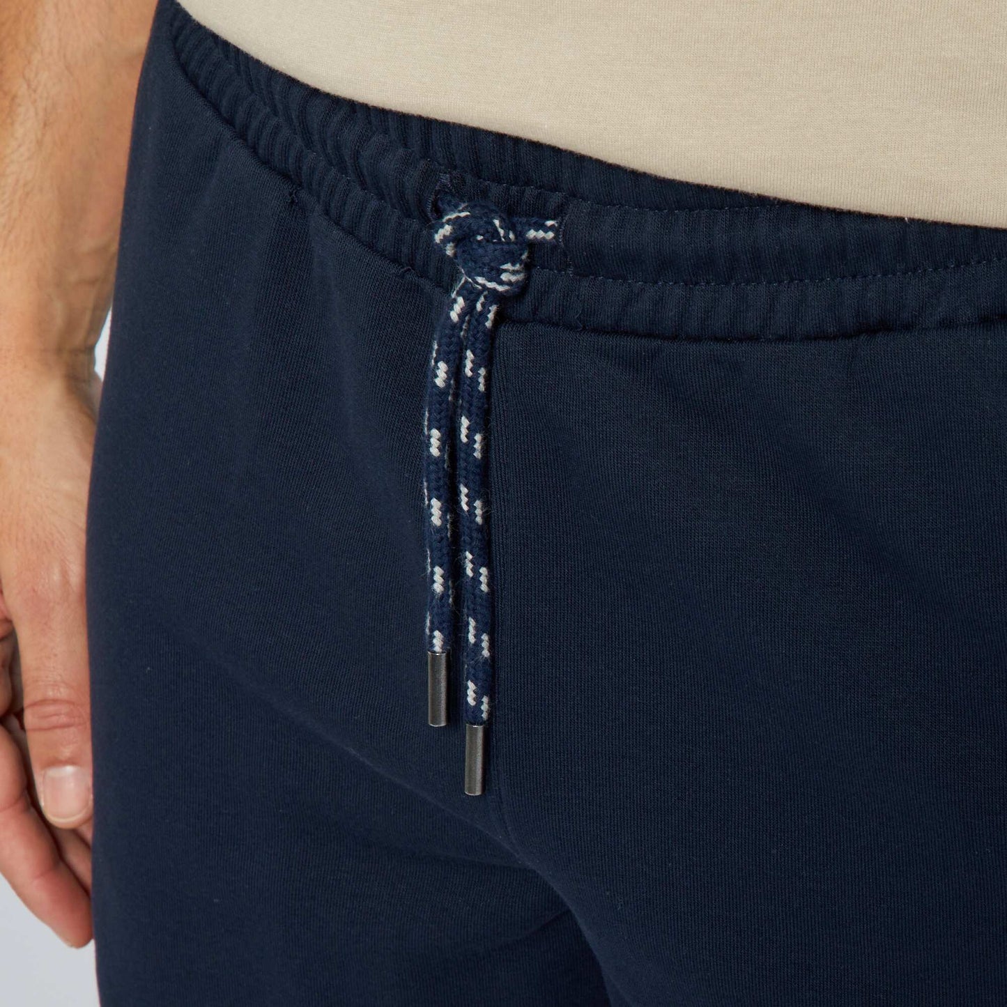 Bermuda uni en molleton Bleu marine