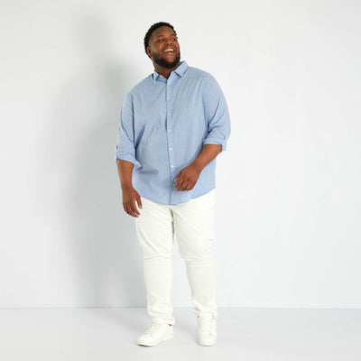 Chemise droite et l g re Bleu ciel