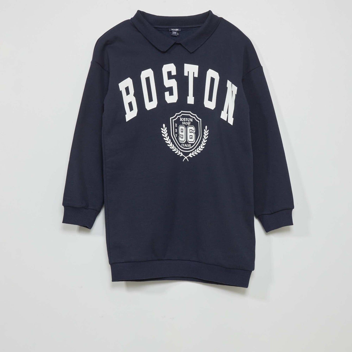 Robe sweat en molleton 'New York' Bleu