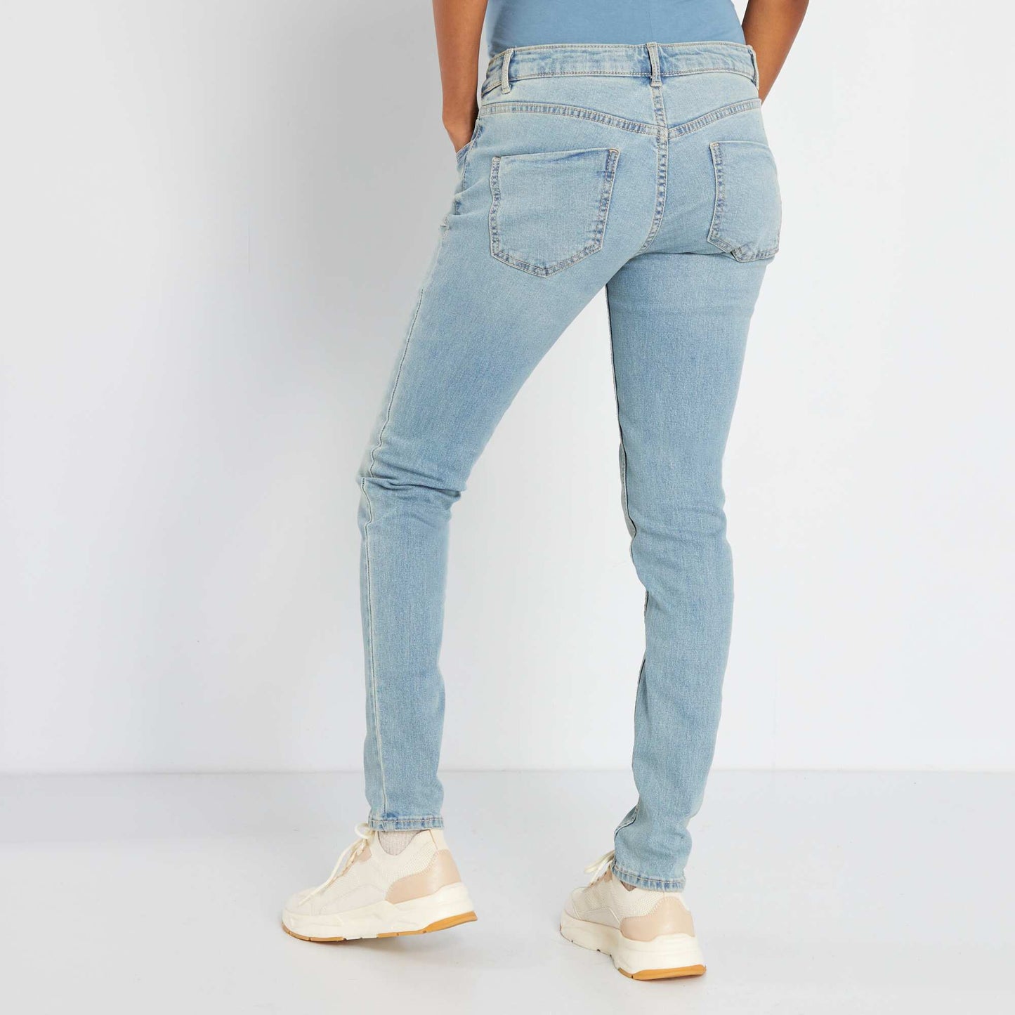 Jean slim grossesse L30 Bleu