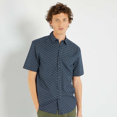 Chemise regular Bleu