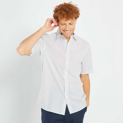 Chemise regular Blanc