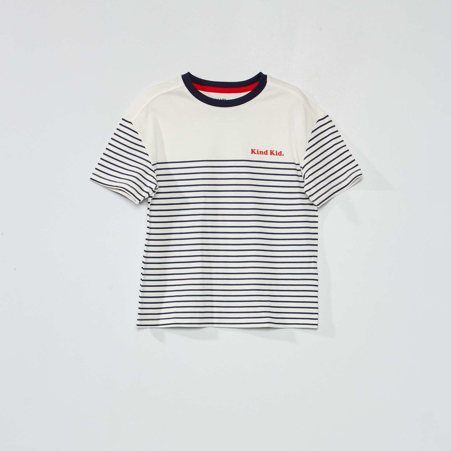 T-shirt en jersey 'kind kid' Blanc