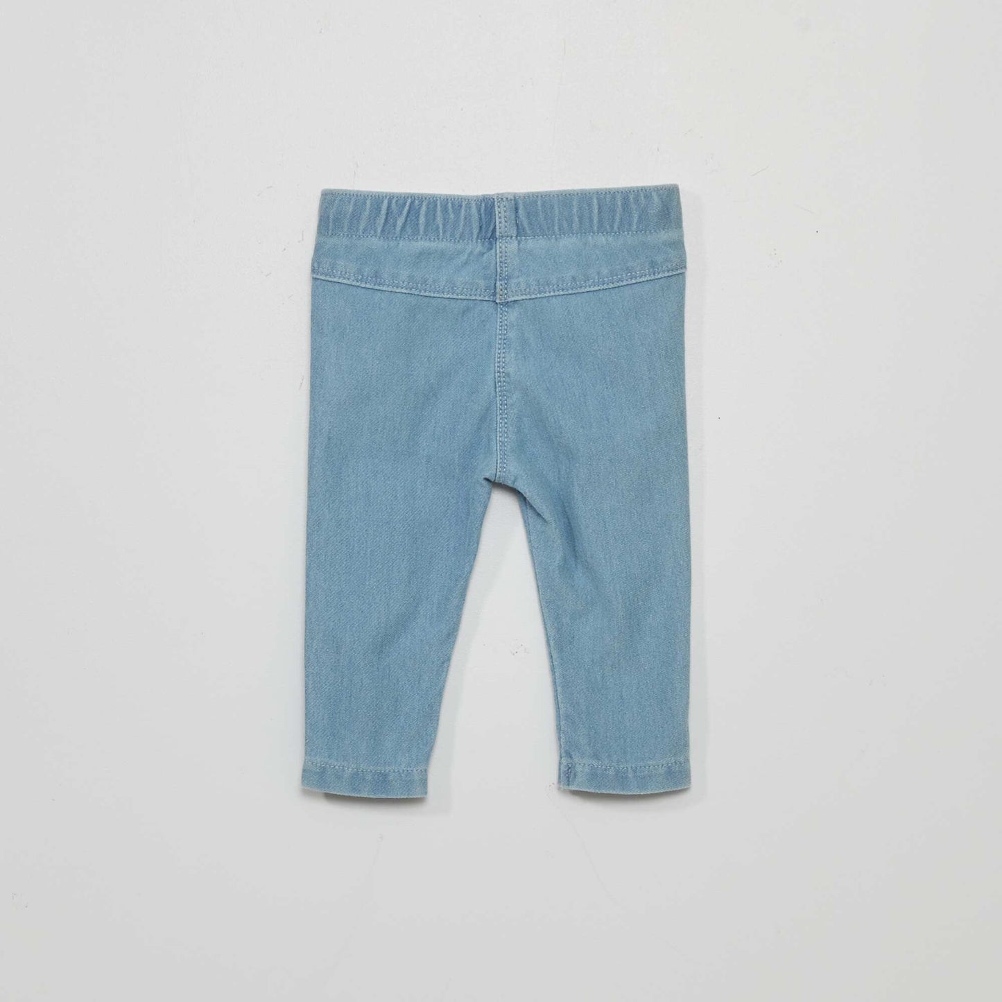 Pantalon tregging uni Bleu