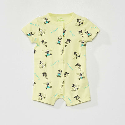 Barboteuse 'Disney' en jersey Vert