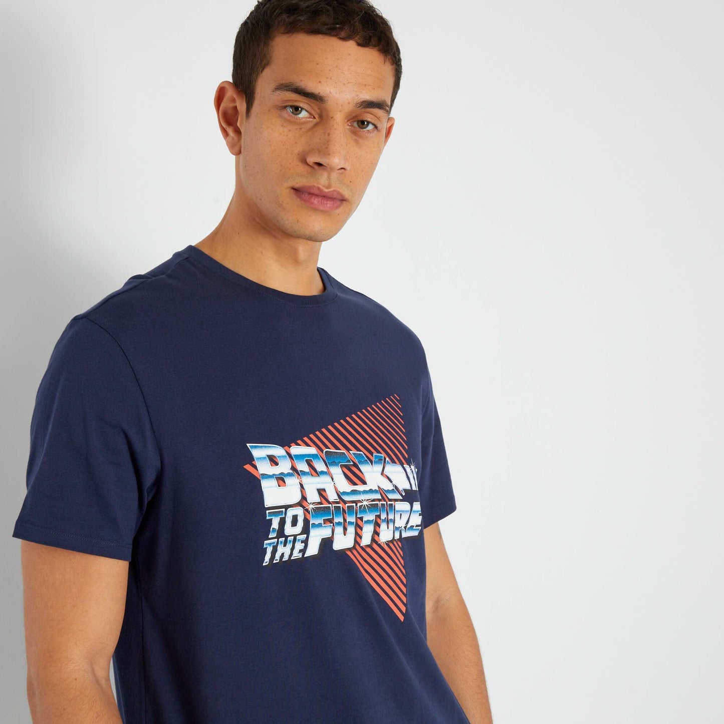 T-shirt en jersey 'Retour vers le Futur' Bleu